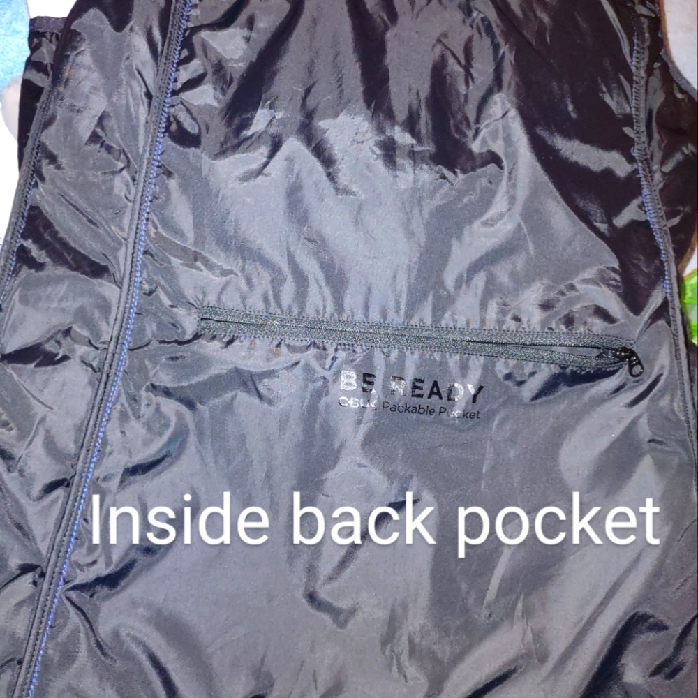 Cutter & Buck, C-BU< , WestRock Sleeveless Vest Jacket, size S/P, Blue & Back - Picture 11 of 13